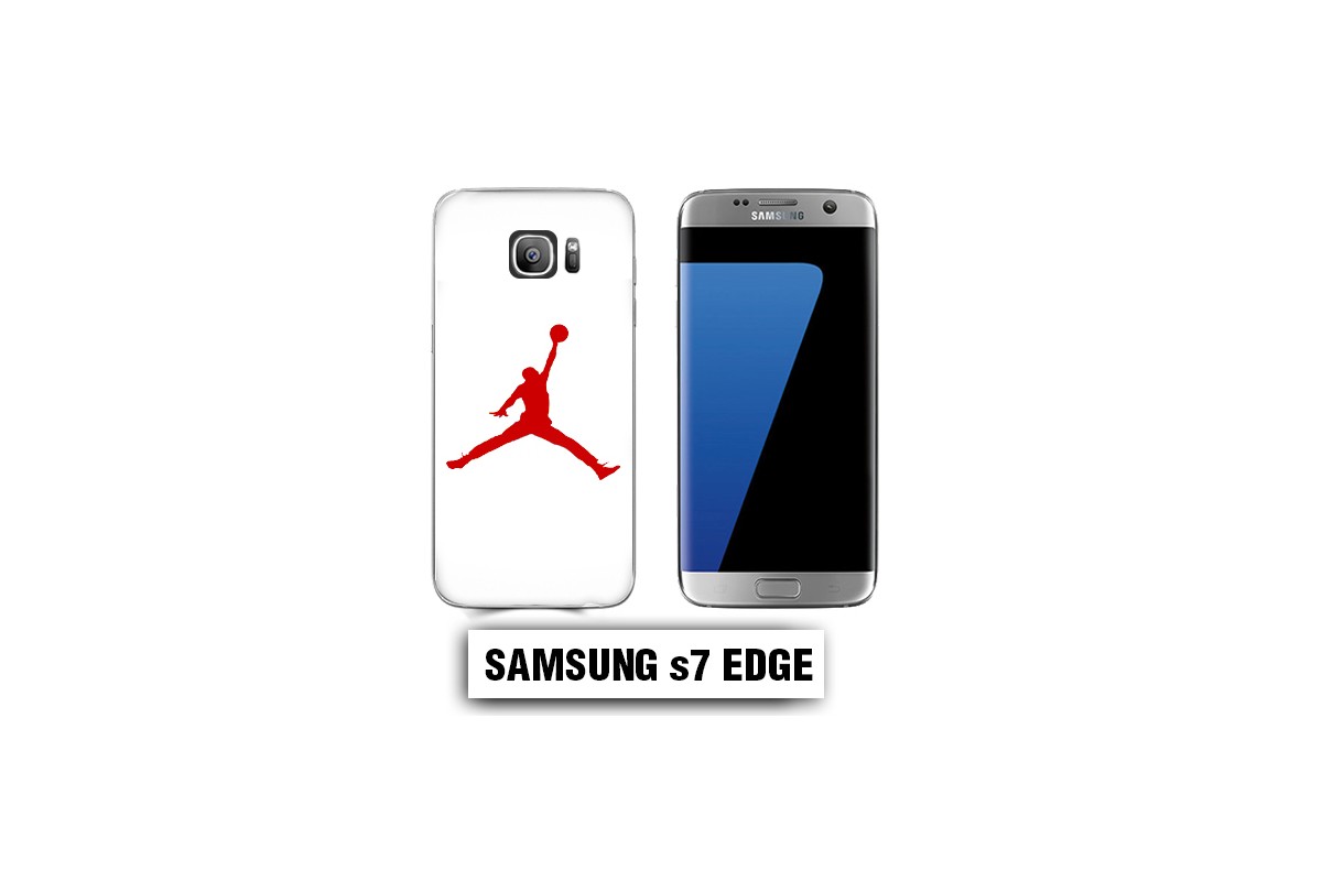 Coque Samsung S7 Edge Air Jordan Rouge