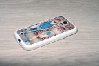 Coque Galaxy S4 personnalisée avec côtés silicones unis