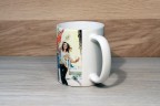 Personalized photo mug yellow high quality print