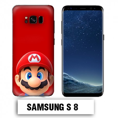 Coque Samsung S8 Mario Rouge