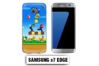 Coque Samsung S7 Edge Mario Bross jeu