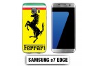 Coque Samsung S7 Edge Logo Ferrari