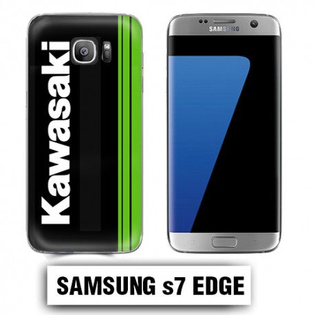 Coque Samsung S7 Edge logo Kawasaki