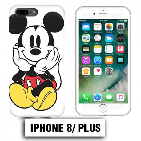 Coque iphone 8 PLUS Mickey Couleur