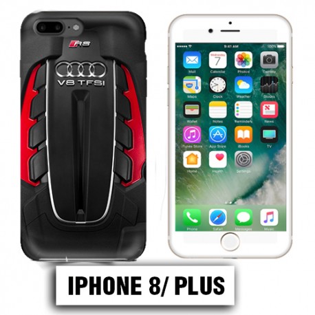 Coque iphone 8 PLUS AUDI RS V8