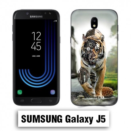 Coque Samsung J3 animal tigre robot