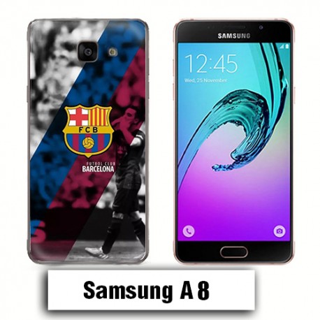 Coque Samsung A8 Barcelone Club Foot FCB