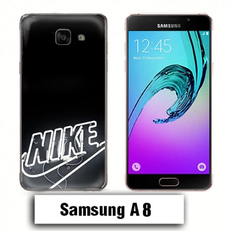 Coque Samsung A8 logo Nike néon