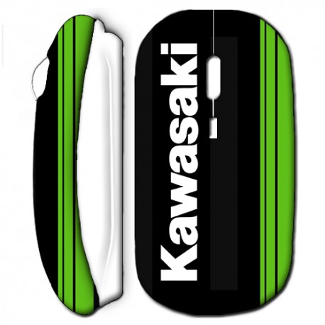 Souris sans fil moto Kawasaki Blanc