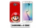 Coque Samsung S6 Edge Mario Bross Rouge