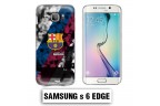 Coque Samsung S6 Edge Foot FCB Barcelonne Messi