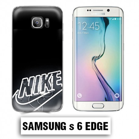 Coque Samsung S6 Edge logo Nike néon