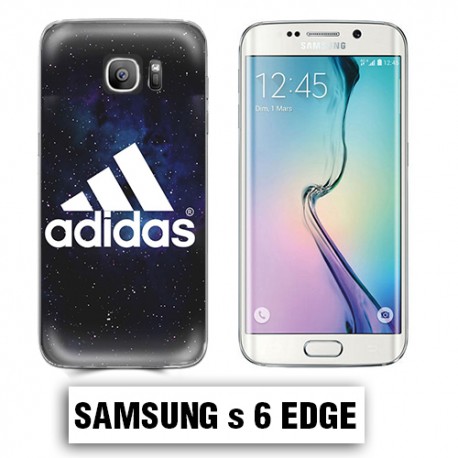 Coque Samsung S6 Edge Adidas Galaxie Noire