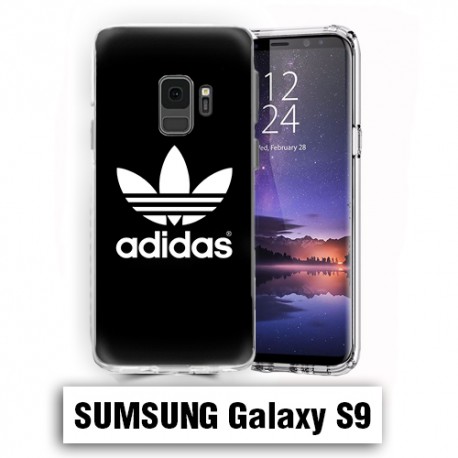 Coque Samsung S9 Logo Adidas Noire