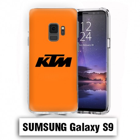 Coque Samsung S9 Logo KTM Orange