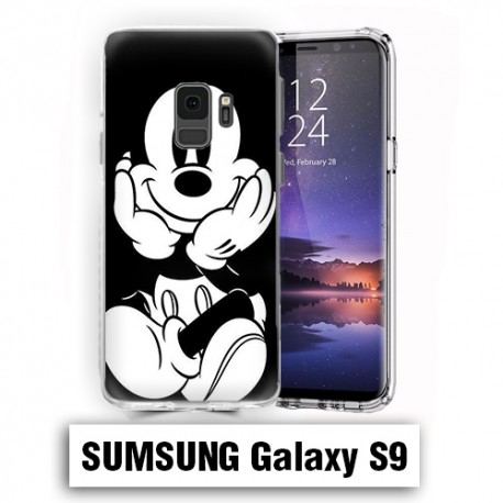 Coque Samsung S6 Mickey Disney Noire et Blanc