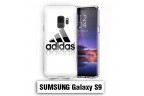 Coque Samsung S9 Logo Adidas Blanc