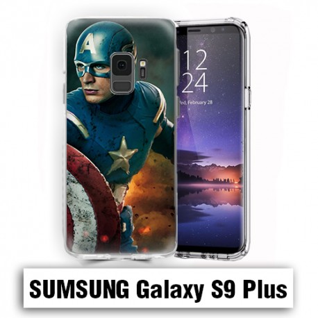 Coque Samsung S9 Plus Capitaine America avengers