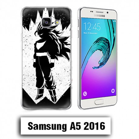 Coque Samsung A5 2016 Vegeta Super Sayen Noir et Blanc