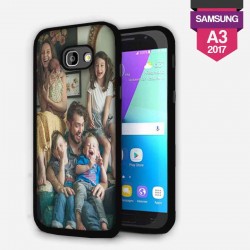 Coque Samsung Galaxy A3 2017 personnalisée avec côtés silicone unis lakokine