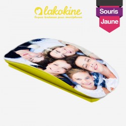 Create your custom yellow mouse with photos and text