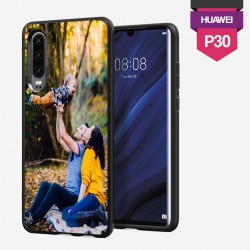 Huawei P30 personalisiertes Hartschalenetui mit glatten Seiten