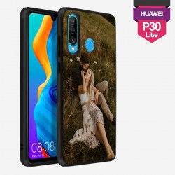 Huawei P30 Lite personalized hard case with plain side