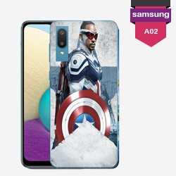 Personalized Samsung Galaxy A02 case with hard sides