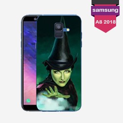 Personalisierte Samsung Galaxy A8 2018 Hülle mit harten Seiten