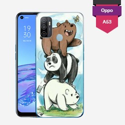 Personalized Oppo A53 case with hard sides