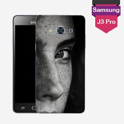 Coque Galaxy J3 Pro personnalisée avec côtés rigides unis