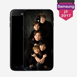 Personalisierte Galaxy J3 2017-Hülle mit schlichten Hartseiten