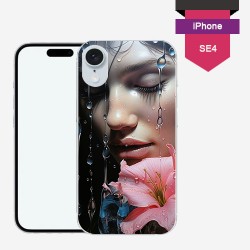 Personalized iPhone SE4 case with hard sides