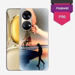 Personalisierte Huawei p50 Hülle mit harten Seiten