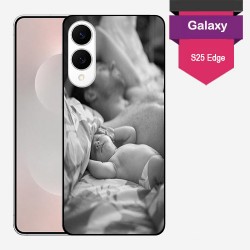 Coque Samsung Galaxy S25 edge personnalisée avec côtés Silicone