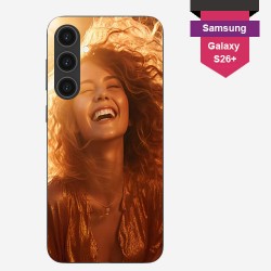 Personalized Samsung Galaxy S26 Plus case with hard sides