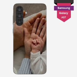 Personalisierte Samsung Galaxy A57 Hülle mit harten Seiten